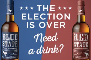 The election is over...need a drink? Try Red State or Blue State Bourbon Whiskey. | WineTransit.com