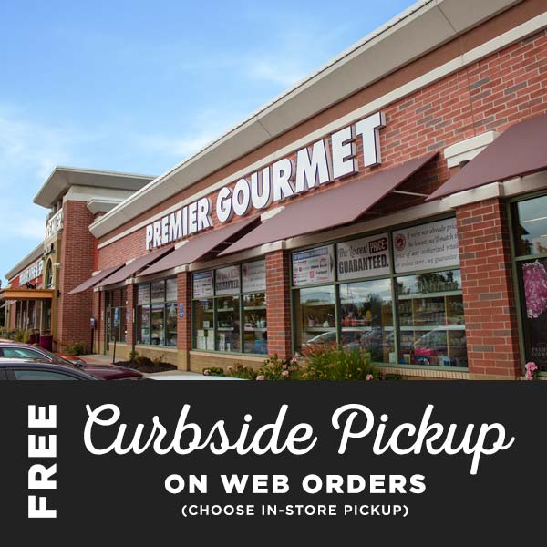 Free Curbside Pickup on Web Orders at Premier Gourmet