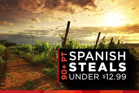 90 Point Spanish Steals for Under $12.99 | WineTransit.com