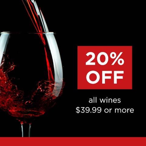 Save 20% on Wines $39.99 or more | WineMadeEasy.com