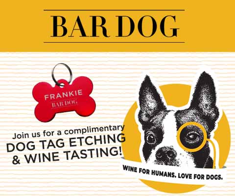 Bar Dog Tag Etching and Tasting | WineMadeEasy.com