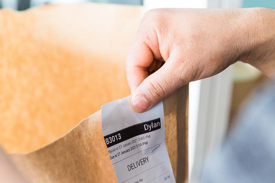 Order Delivery from the Kitchen